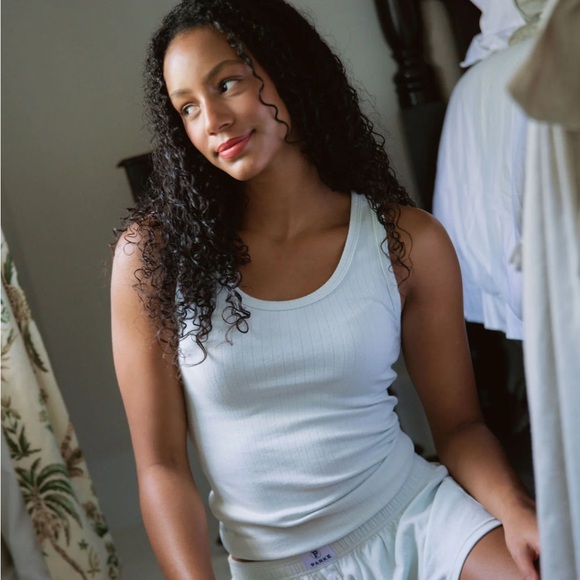 Parke Bridal Pointelle Tank - Picture 1 of 5